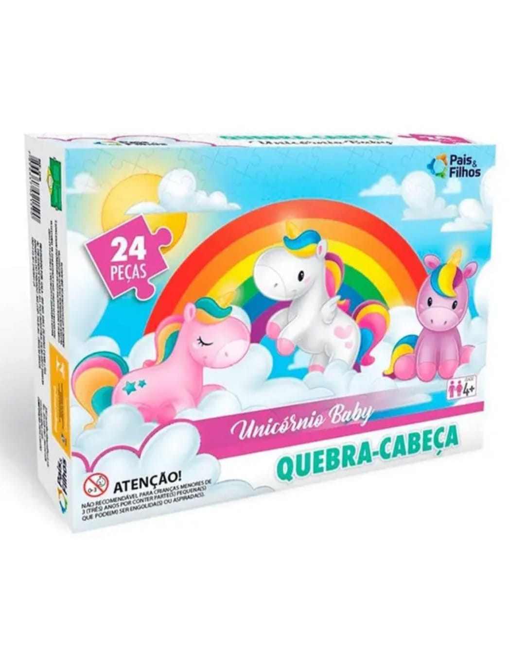 QUEBRA CABECA UNICORNIO BABY 24PCS